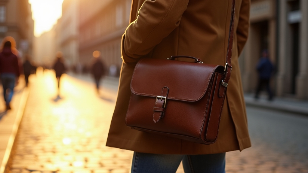 Wearing a Satchel Over the Shoulder