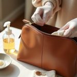 how to clean a faux leather purse