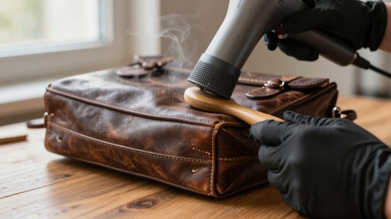 How to Get Dents Out of Leather Bag