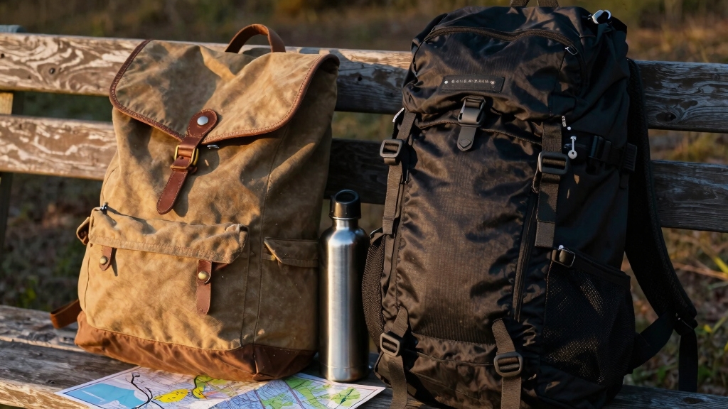 lightweight knapsack structured backpack