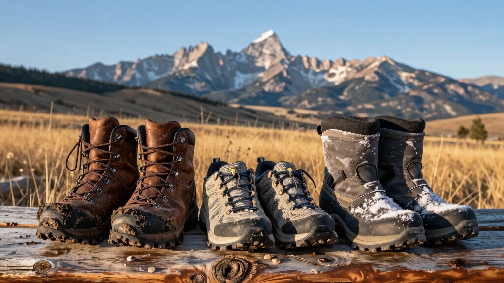 sturdy waterproof hiking boots