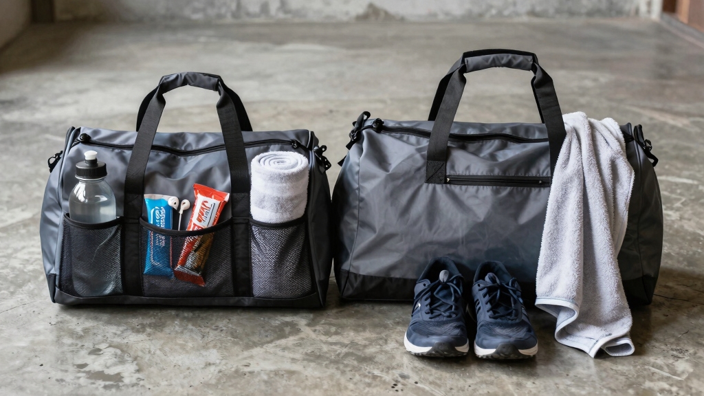 ventilated compartmentalized gym bag