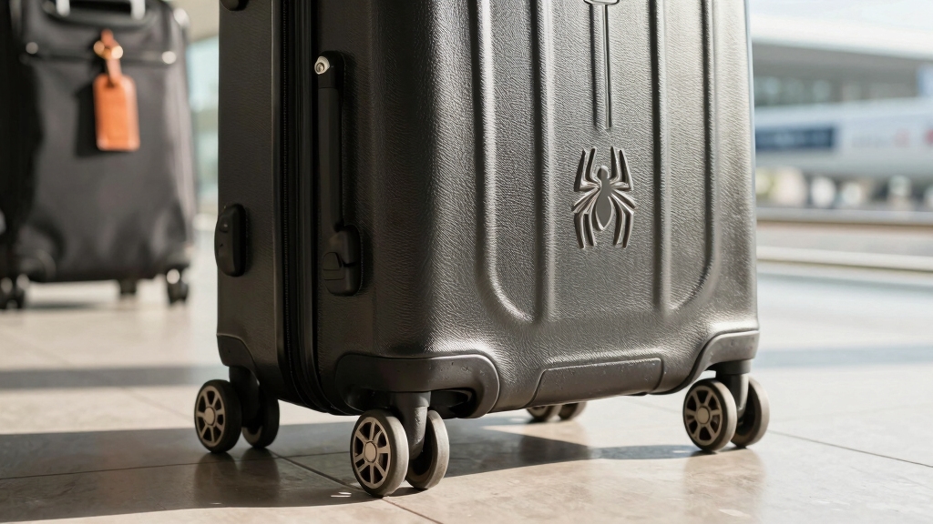 sporty durable expandable spinner luggage