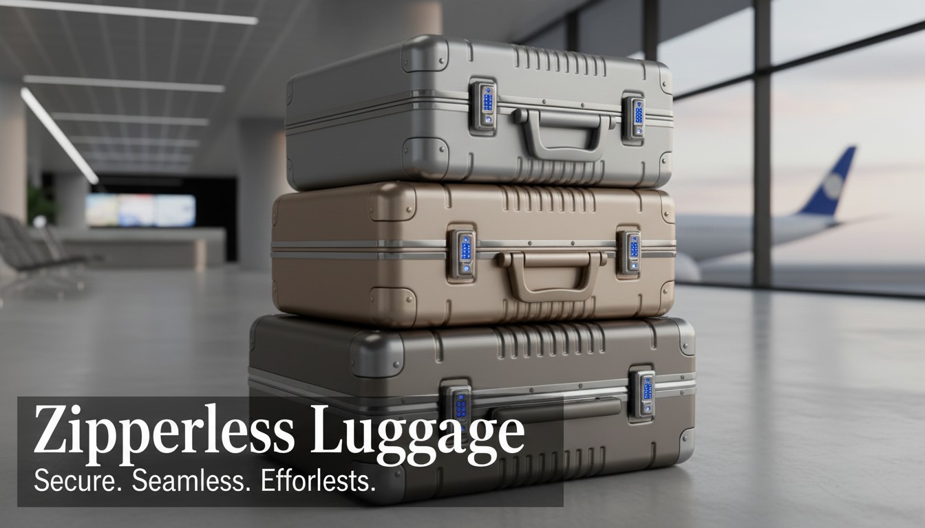 zipperless luggage