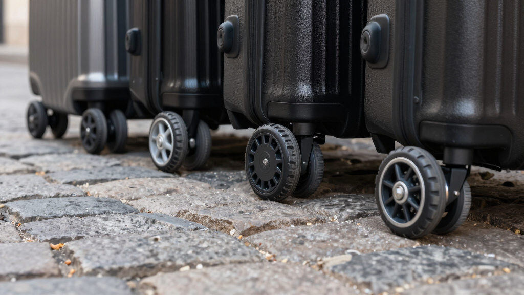 How to Pick Luggage Wheels That Brave Cobblestone Streets?