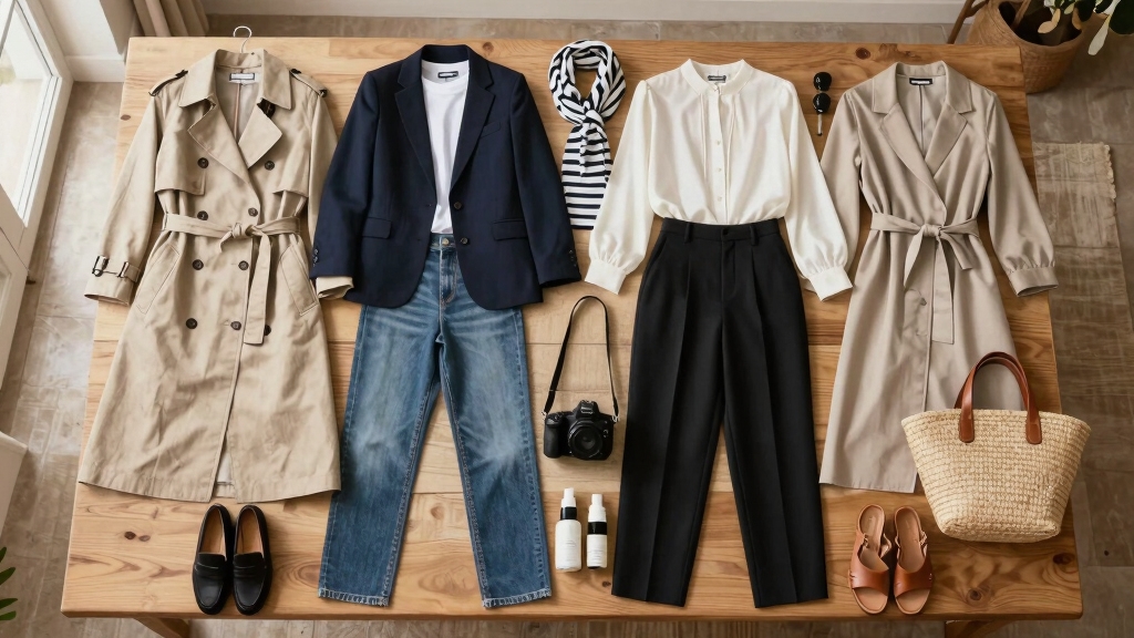 neutral versatile travel capsule