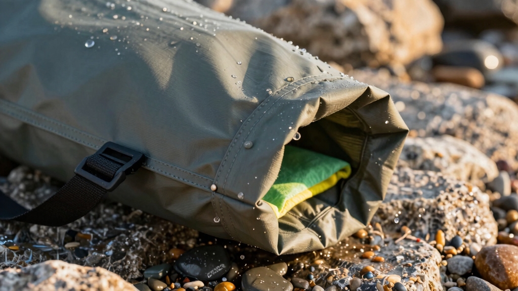 separates wet and dry belongings