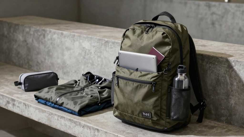 balanced 27l everyday travel backpack