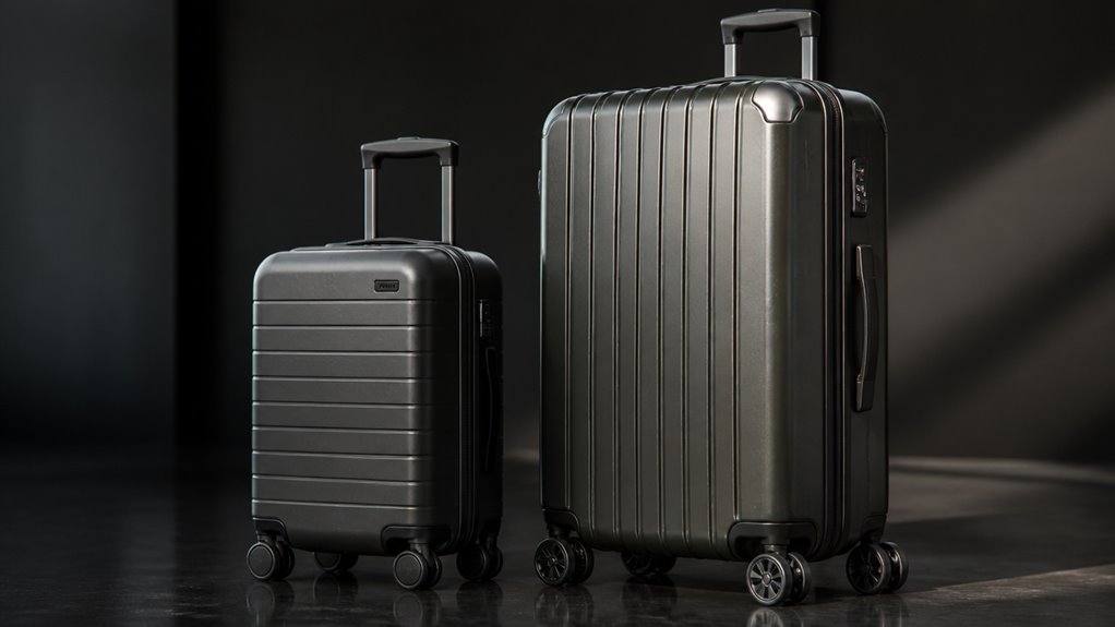 four wheel versus eight wheel luggage