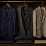 hang suits on wooden hangers