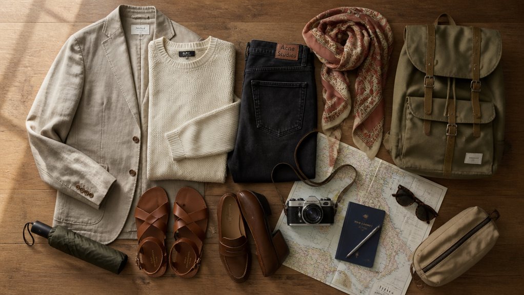light layers comfortable walking shoes