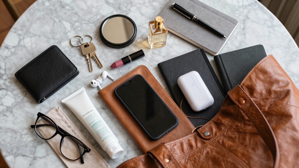 light practical purse essentials