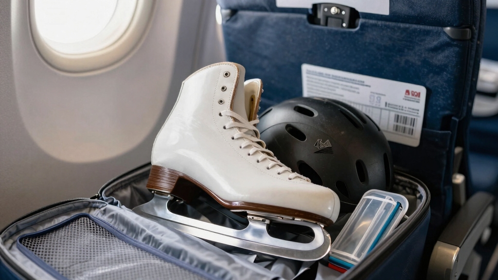 skates allowed check airline limits