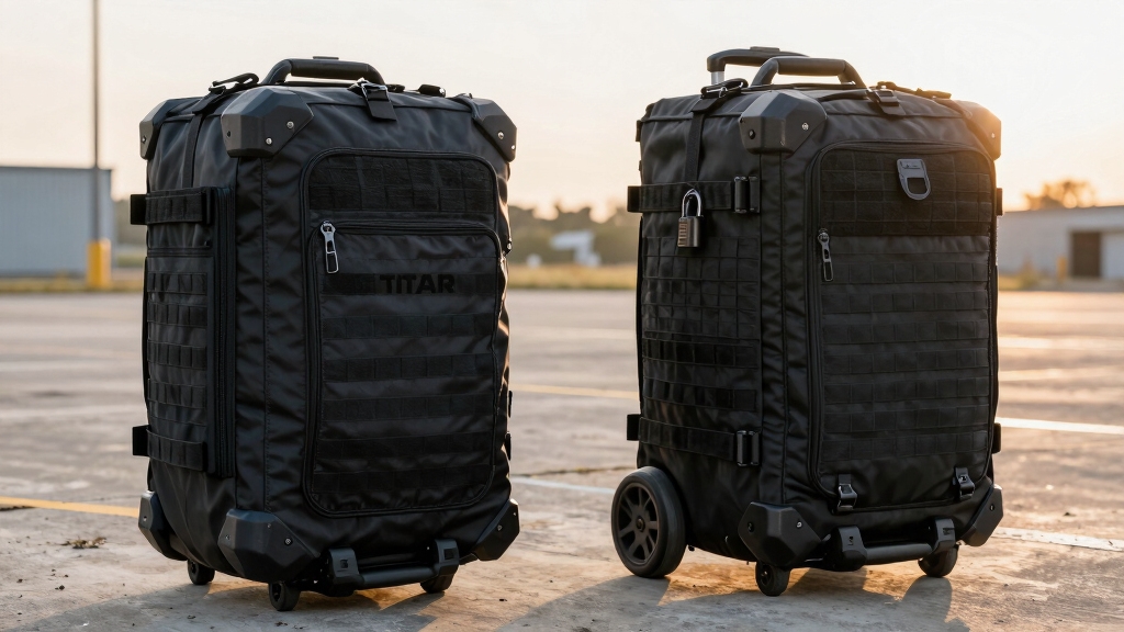sleek vs rugged luggage designs