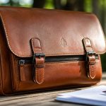 stylish durable leather travel bags