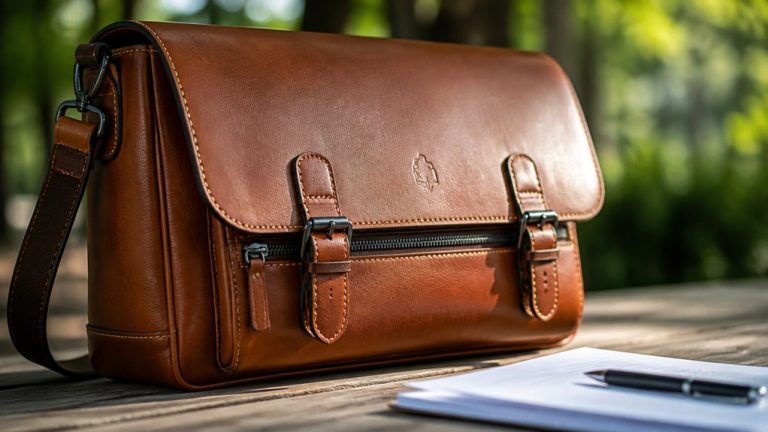 stylish durable leather travel bags