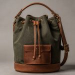 best waxed canvas bucket bag