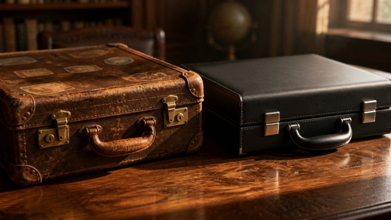luggage type suitcase vs briefcase