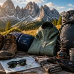 hiking gear for mountain trip