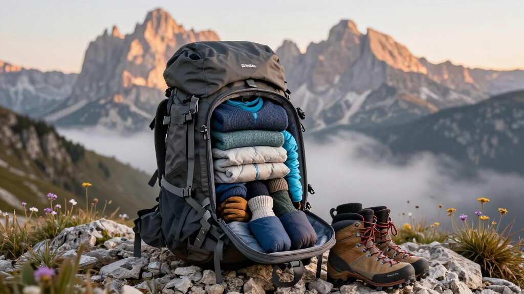 layered weather ready dolomites hiking