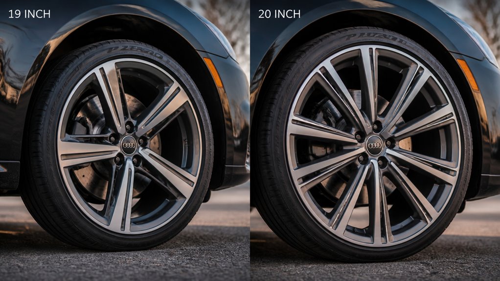 wheel size comparison 19 vs 20