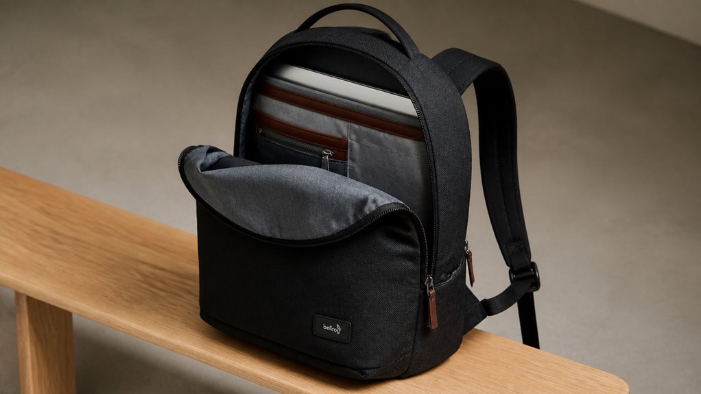 compact organized commuter travel backpack