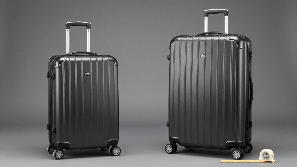 compact versus roomier checked luggage
