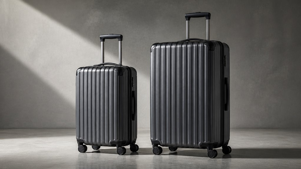 comparison of 24 and 28 inch luggage