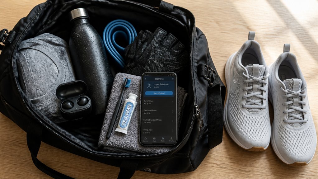 essentials to pack for gym