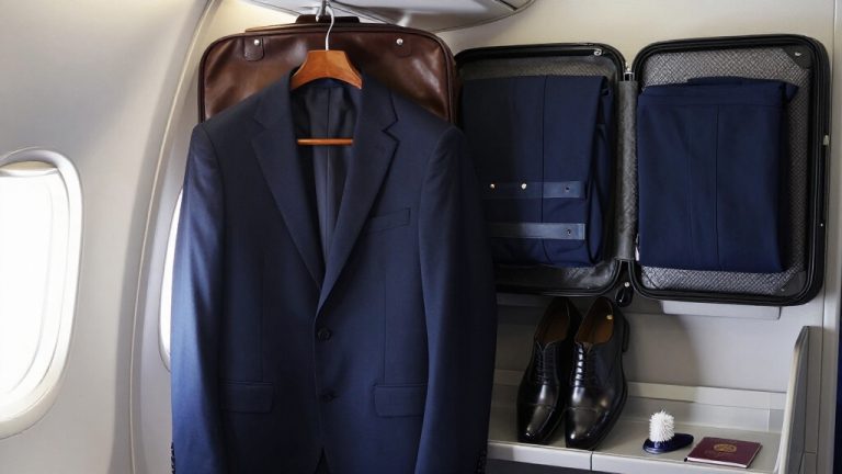 garment bag preserves suit