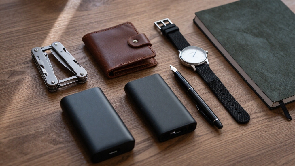 phone wallet keys pen