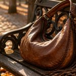slouchy crescent shaped shoulder bag