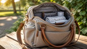 stylish functional roomy diaper bag